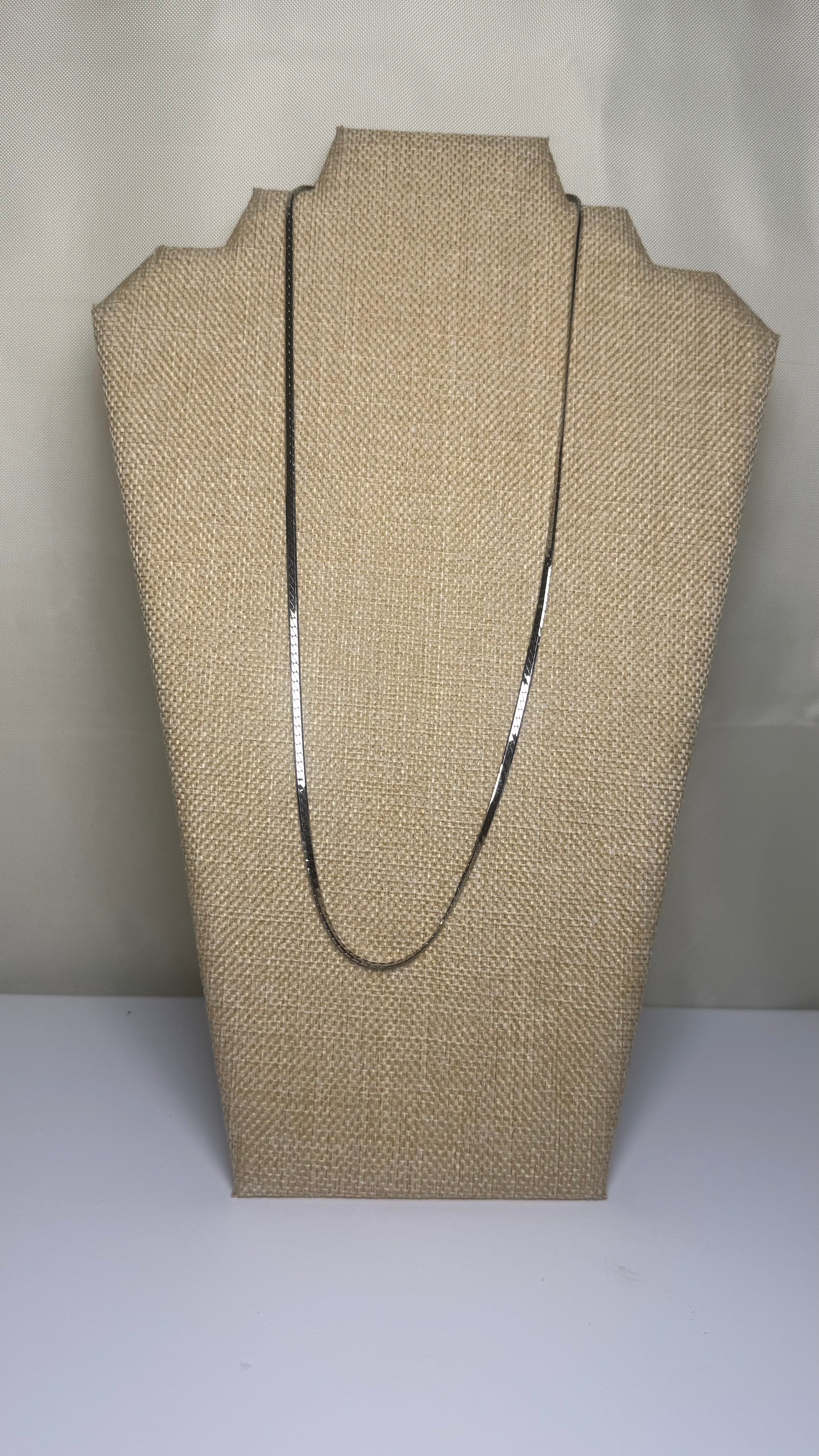 Silver Herringbone Necklace (Steal of the Day)